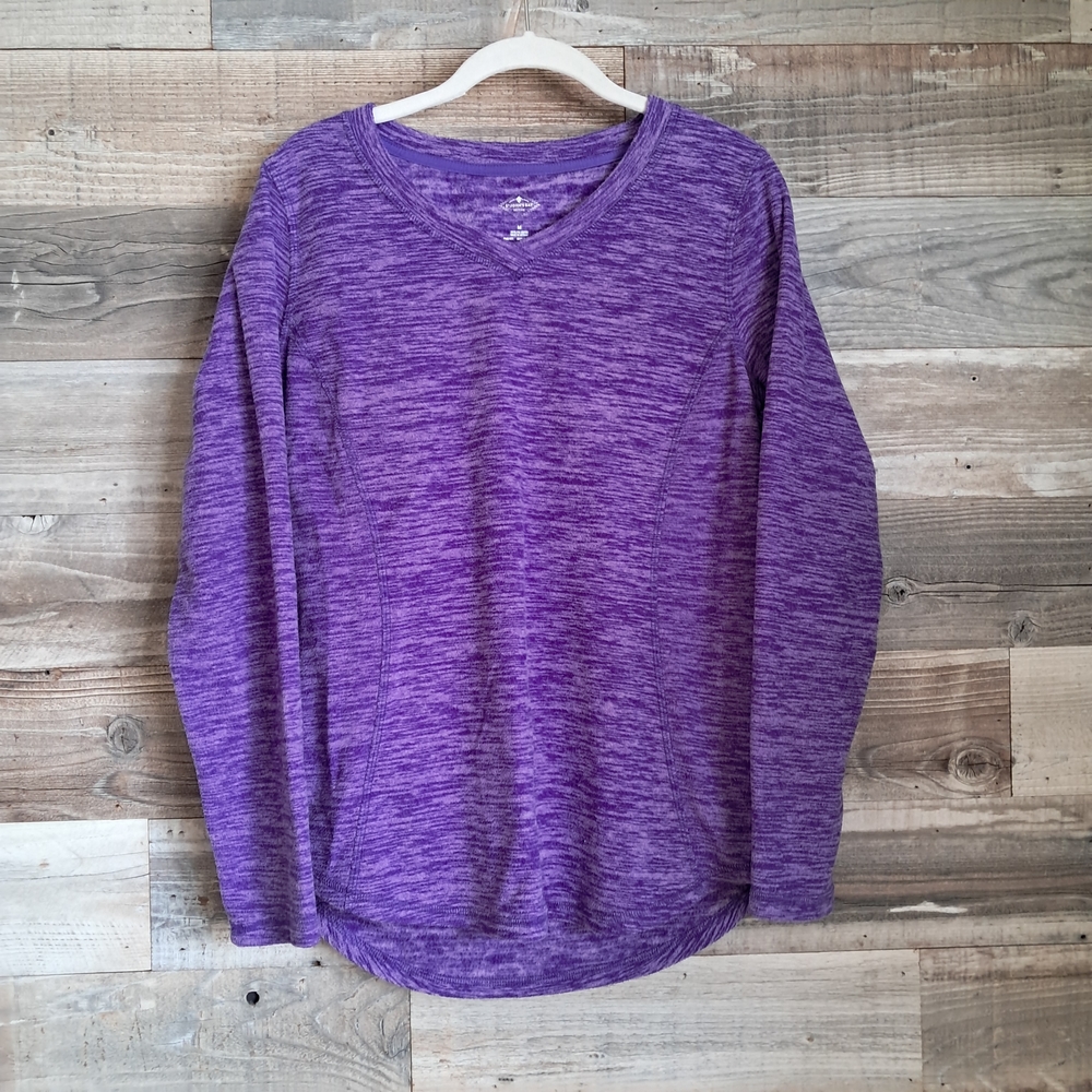 St. John's Bay Purple Long Sleeve soft Top